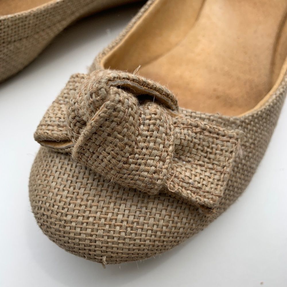 Livie & Luca Nola Jute Flats Ballet  Pumps Sz 9.5